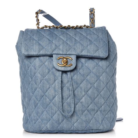 chanel light denim urban spirit backpack|Chanel gabrielle bag backpack.